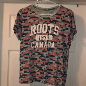 ROOTS graphic tee from my “cool skater girl” phase